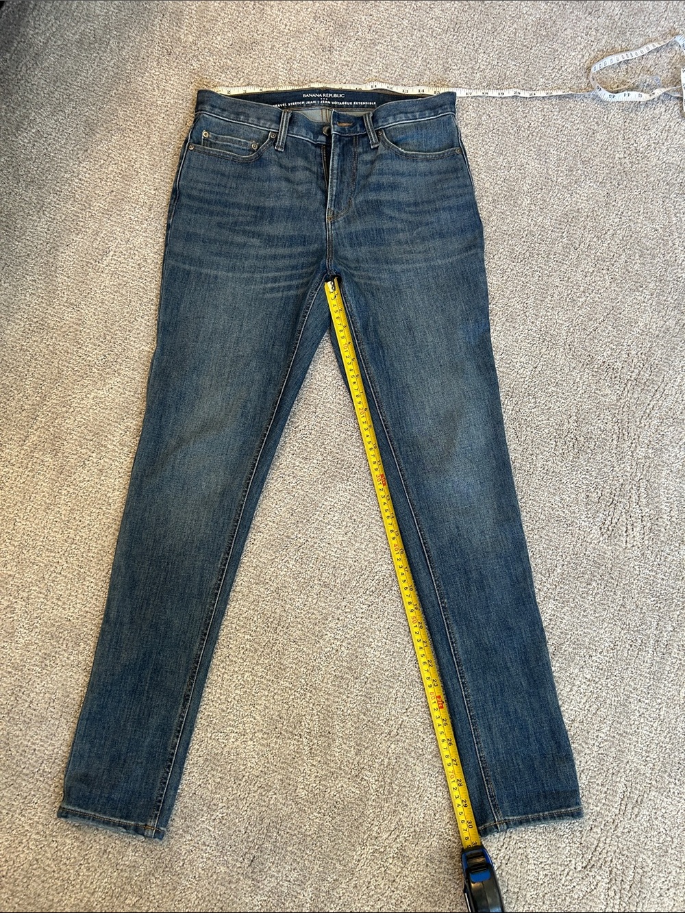 Banana Republic Lighter Wash Skinny Jeans - Denim Blue